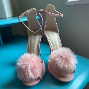 Pink Leather Chinese Laundry Stilettos